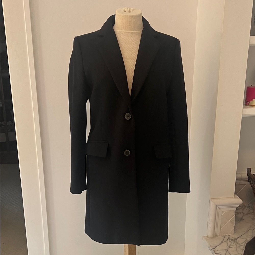 Zara Black Women's Blazer wool Coat Size L New without tags